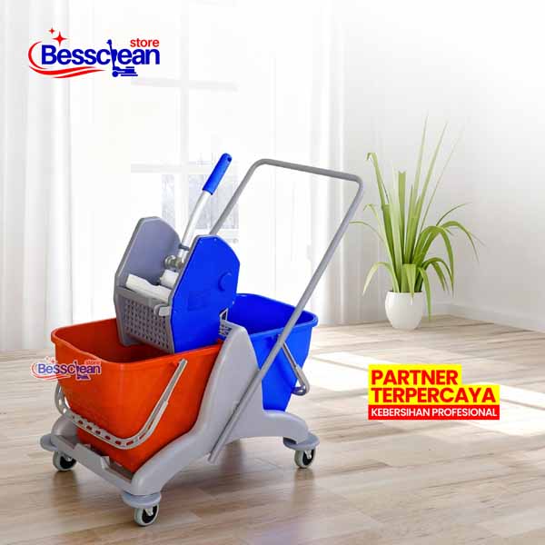 Double Bucket 36L Dengan Mop Wringer - Image 2