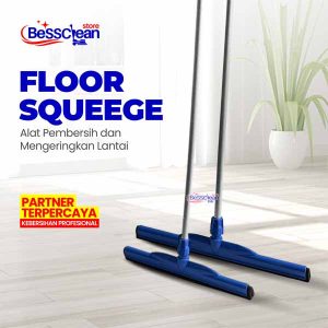 Serokan Air Karet / Wiper Lantai Import Soft Eva Biru 42 Cm - 55 Cm
