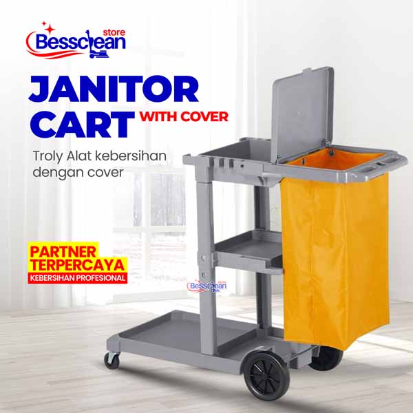 Janitor Cart Dengan Cover