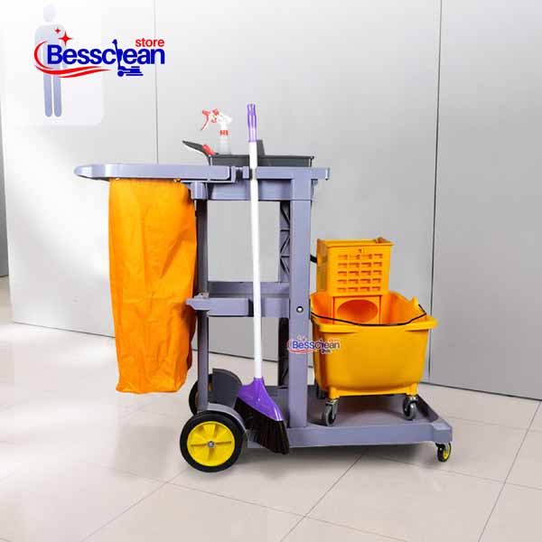 Janitor Cart Dengan Cover - Image 2