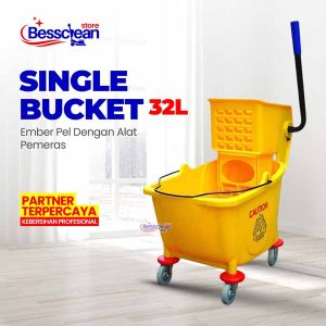 Single Bucket 32L Dengan Mop Wringer