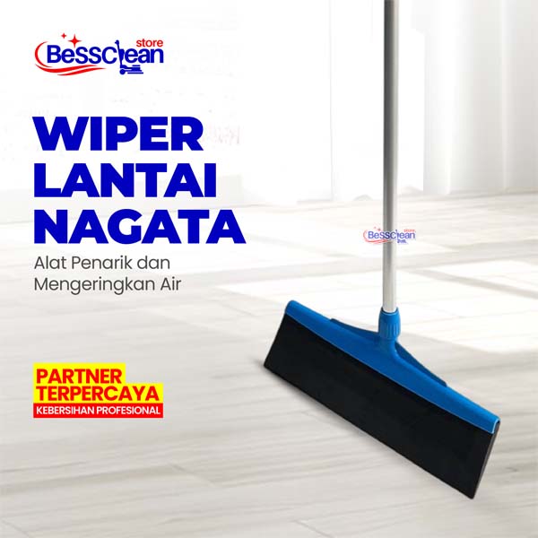 Wiper Air Lantai Nagata / Serokan Air / Dorongan Karet / Handy Mop Wiper NGT 321